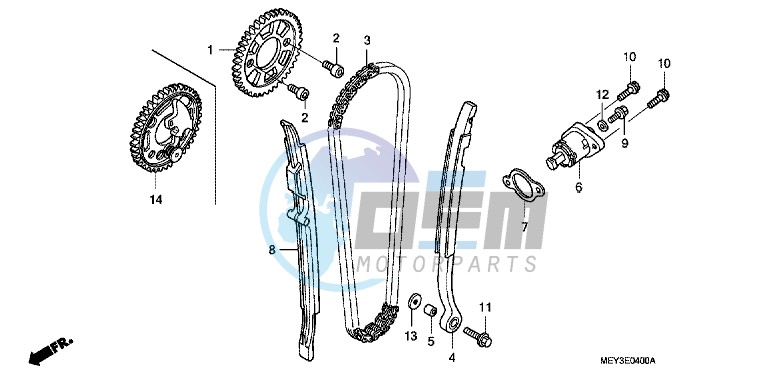 CAM CHAIN/TENSIONER