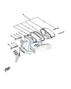 H1 C [MACH III] (-C) 500 [MACH III] drawing TAILLIGHT -- H1-B_C- -