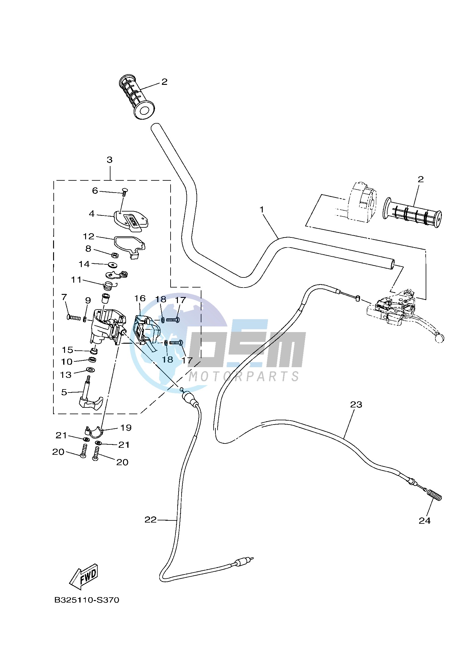 STEERING HANDLE & CABLE