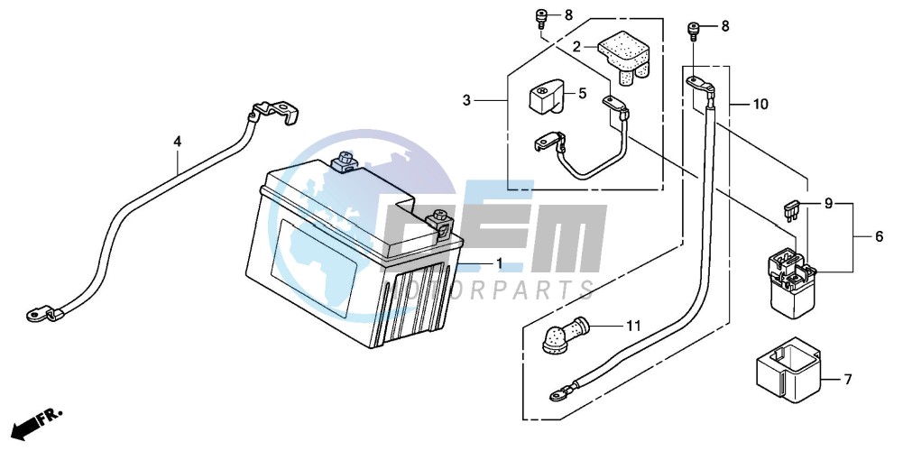 BATTERY (CBR125R/RS/RW5/RW6/RW8)