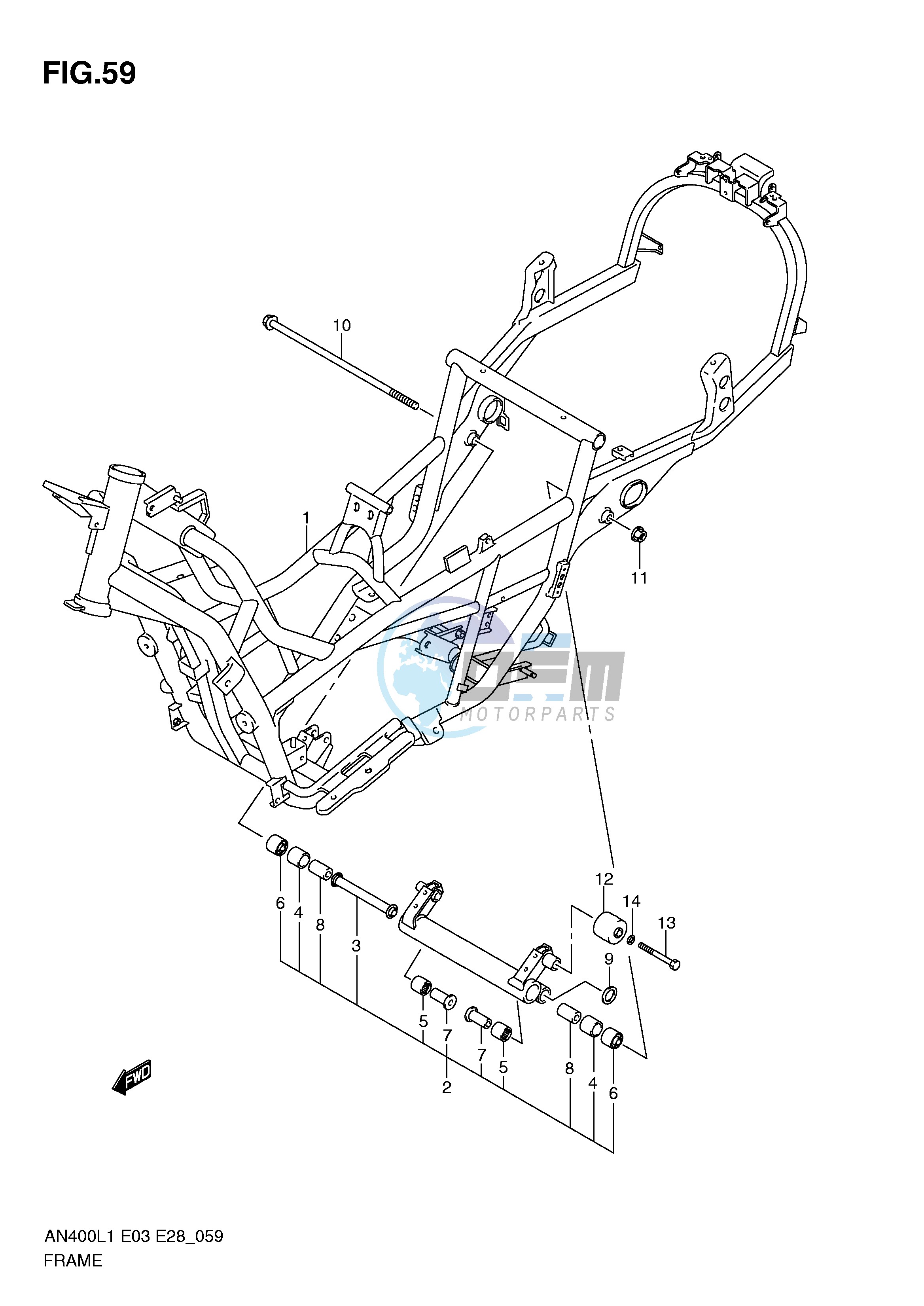 FRAME (AN400AL1 E33)