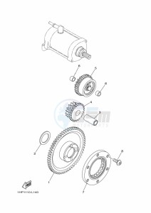 YFM700FWB YFM70KDHK (B6K6) drawing STARTER CLUTCH