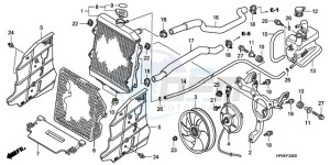 TRX420FMA Europe Direct - (ED / 4WD) drawing RADIATOR