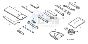 CB600F39 UK - (E / MKH ST) drawing TOOLS