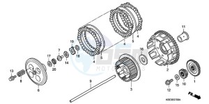 CRF150R9 Europe Direct - (ED / 2ED) drawing CLUTCH