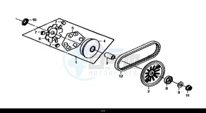 SYMPHONY CARGO 50 (AY05W7-EU) (L7-M0) drawing MOVABLE DRIVE FACE ASSY