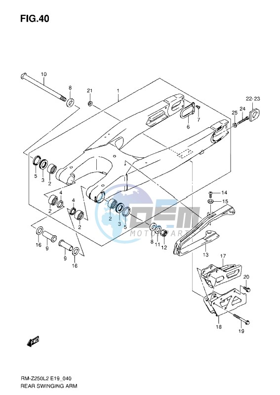 REAR SWING ARM L2