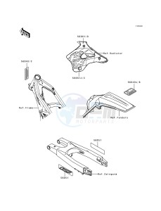 KX 125 K [KX125] (K) [KX125] drawing LABELS