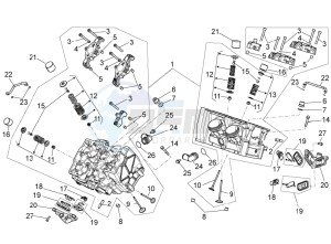 TUONO 1100 V4 FACTORY E4 ABS (APAC) drawing Cylinder head - valves