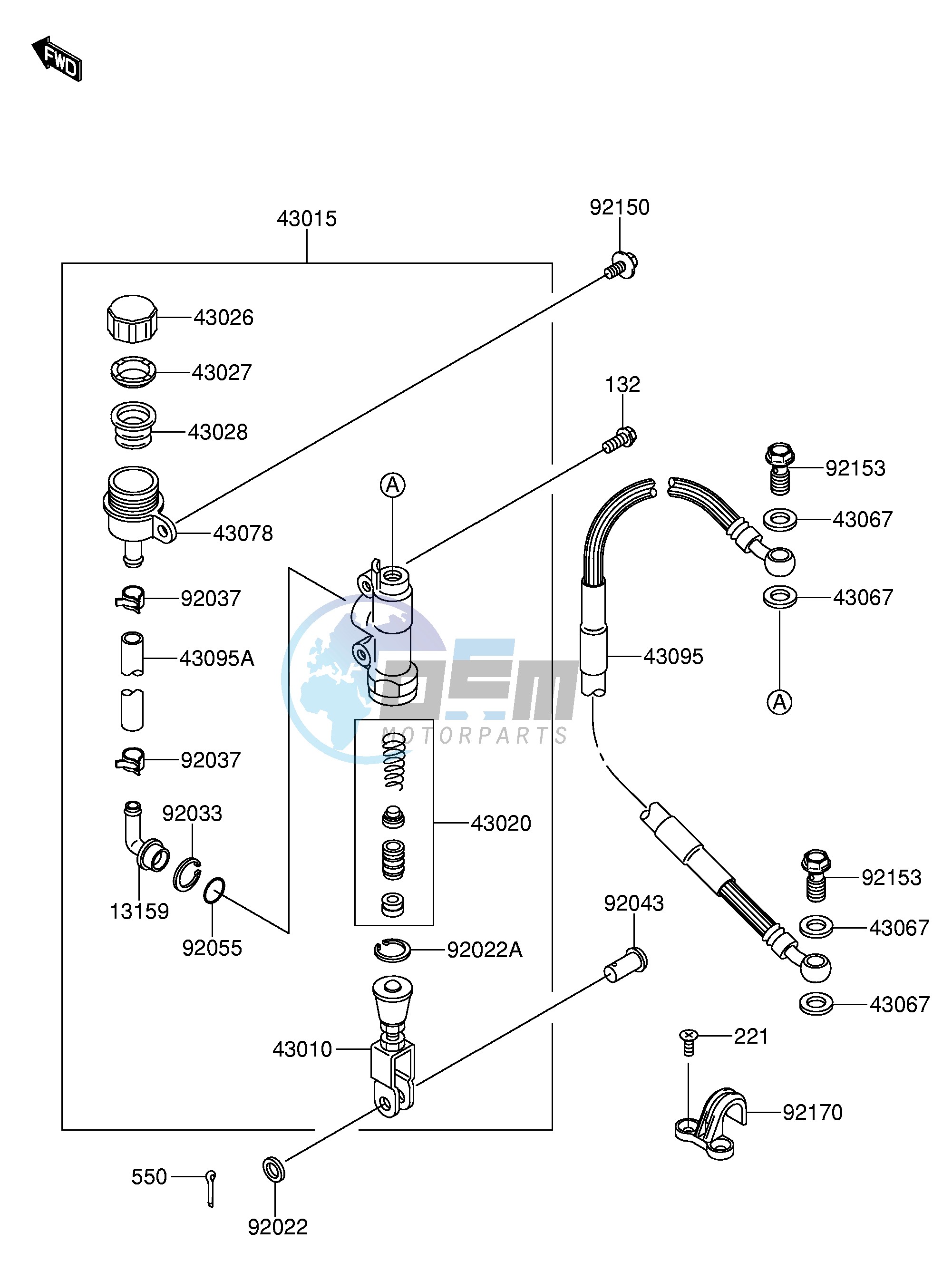 REAR MASTER CYLINDER