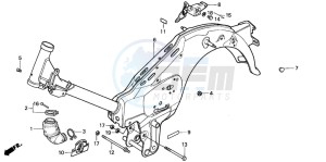 C50Z2 drawing FRAME BODY