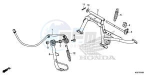 WW125EX2F PCX125 - WW125 UK - (E) drawing STAND