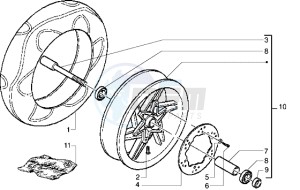 DNA 50 drawing Front wheel