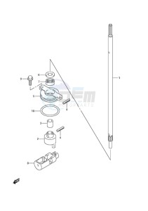 DF 300 drawing Clutch Rod (C/R)