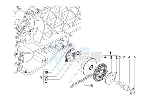 LX 125 4T ie E3 drawing Driving pulley