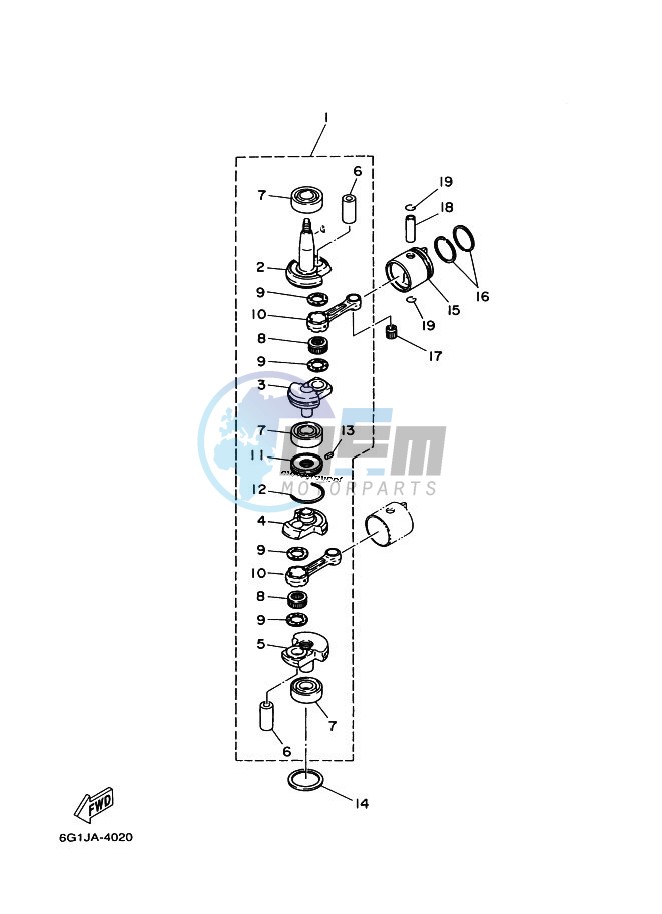 CRANKSHAFT--PISTON