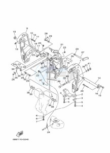 F225CETL drawing FRONT-FAIRING-BRACKET