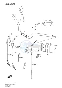 SFV 650 GLADIUS EU drawing HANDLEBAR