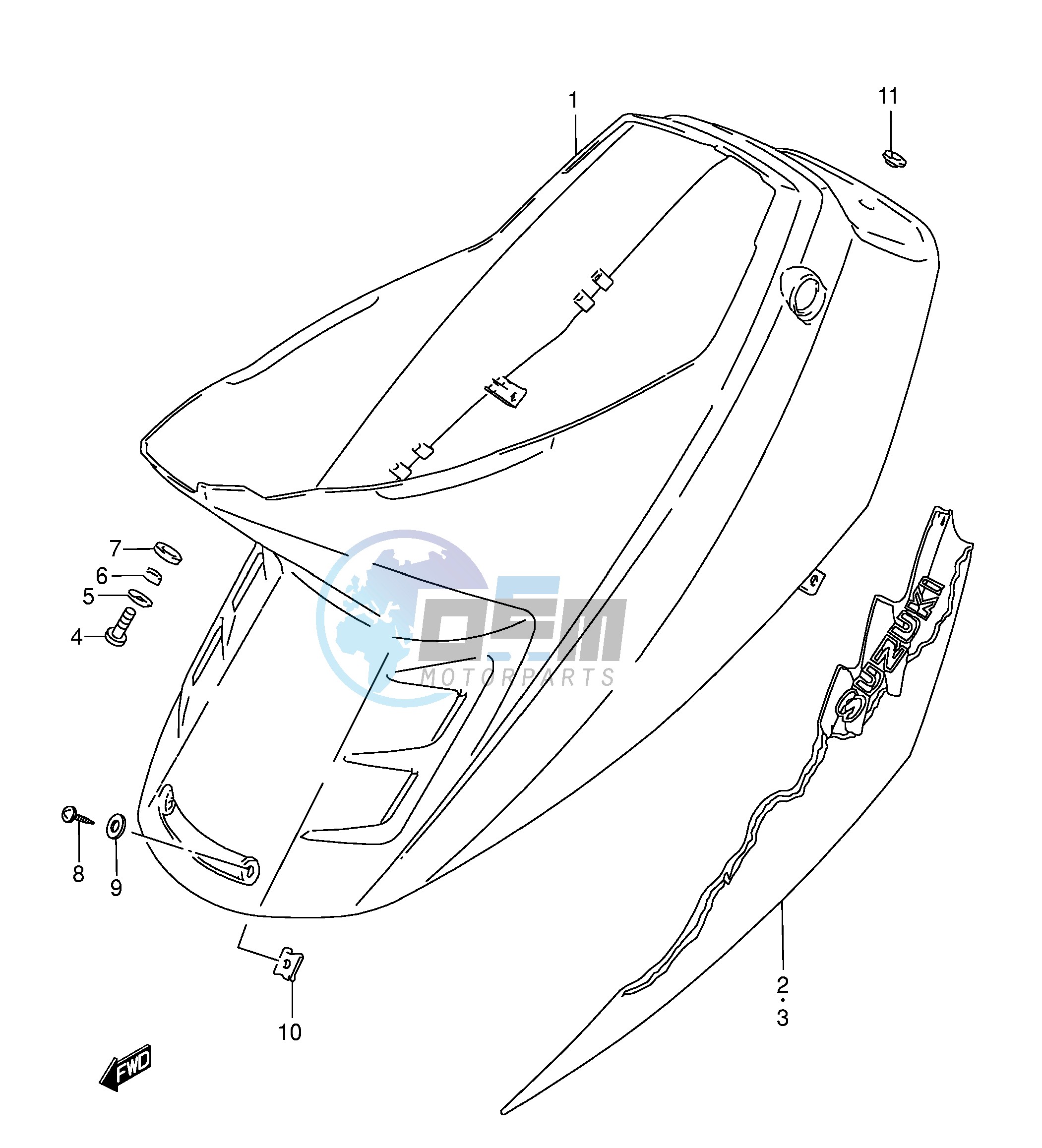 FRAME COVER (MODEL L E4,E21)