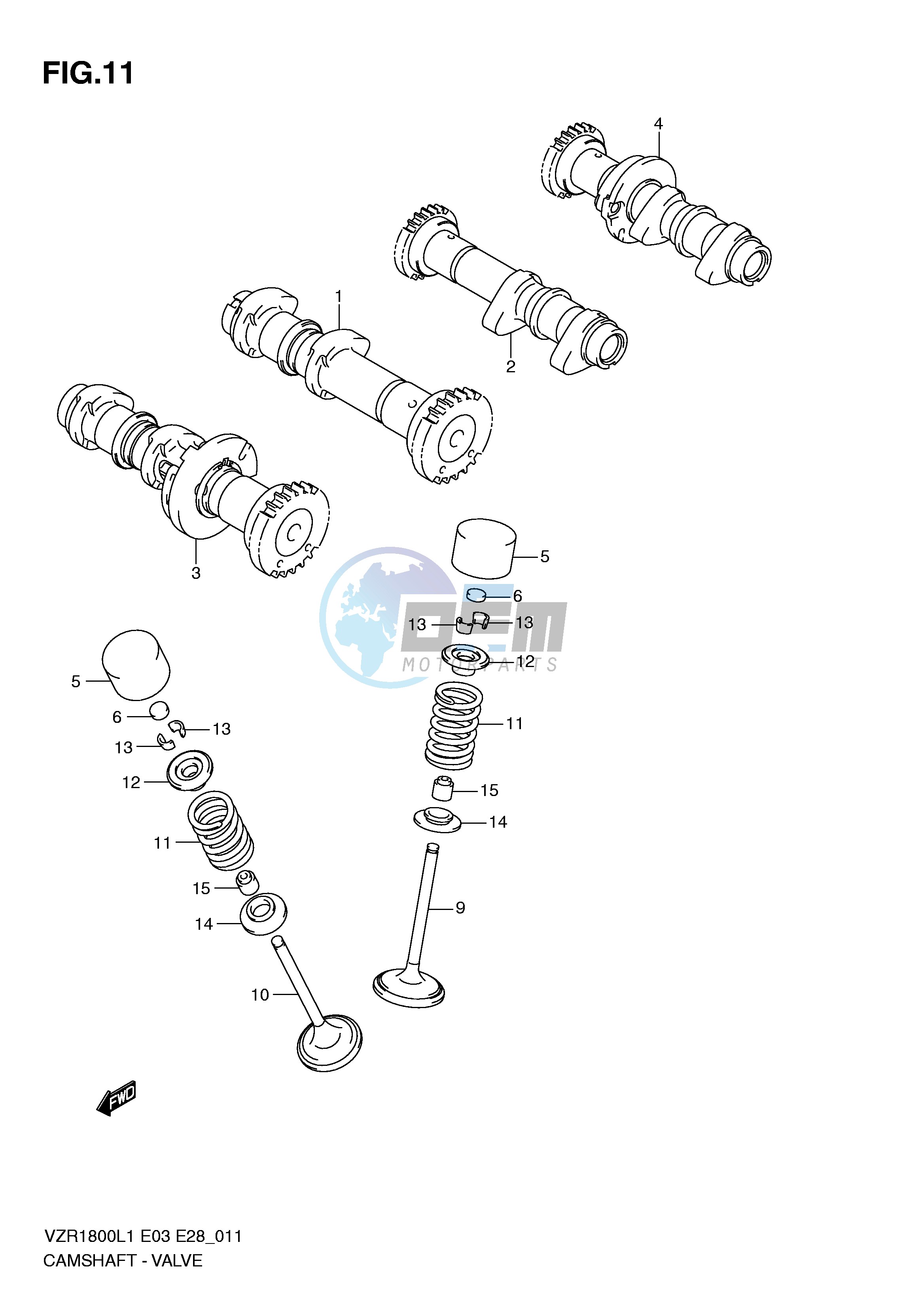 CAMSHAFT - VALVE