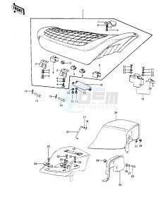 H2 B [MACH IV] (-B) 750 [MACH IV] drawing SEAT_SEAT COVER -- H2-B_C- -