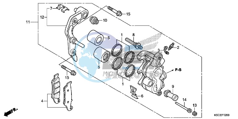 FRONT BRAKE CALIPER