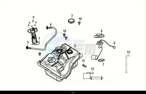 JET 14 125 LC ABS (E5) (XC12WZ-EU) (M1) drawing FUEL TANK