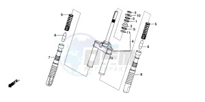 SGX50S drawing FRONT FORK