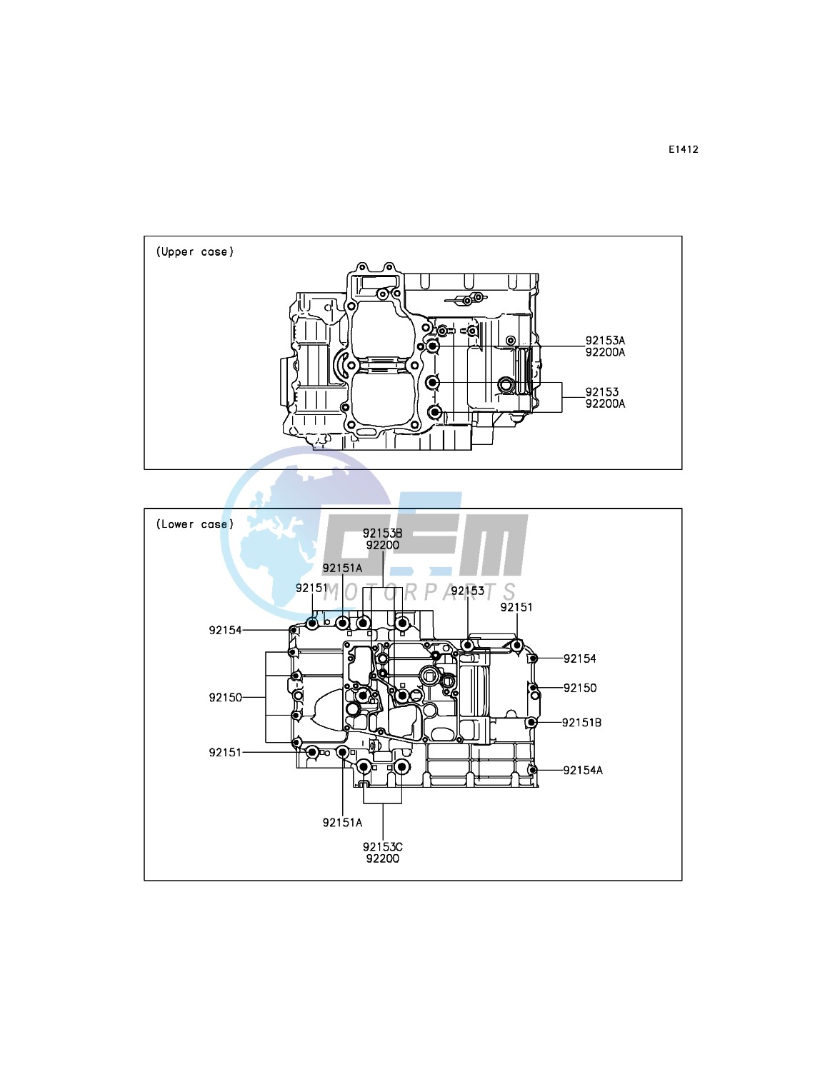 Crankcase Bolt Pattern