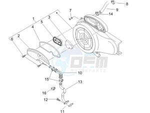 Liberty 50 4t Sport drawing Secondairy air box