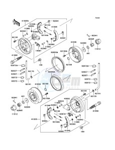 MULE 3000 KAF620-G5 EU drawing Front Hub