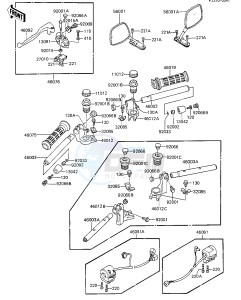 ZX 1100 A [GPZ] (A1-A2) [GPZ] drawing HANDLEBAR