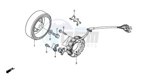 XR650R drawing GENERATOR