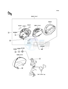 ER-6N ER650C9F GB XX (EU ME A(FRICA) drawing Meter(s)