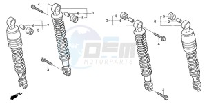 NES125 drawing REAR CUSHION