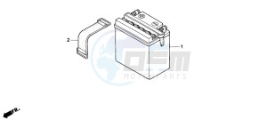 NSR75 drawing BATTERY