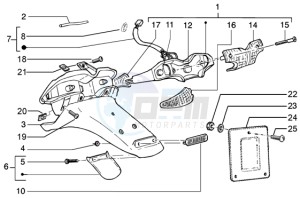 Runner 50 purejet drawing Rear tail lamp