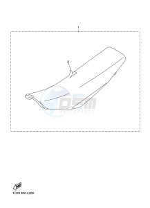 WR450F (1DXD 1DXB 1DXC 1DXE) drawing SEAT