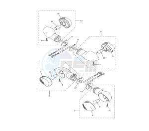 YBR 125 drawing FLASHER LIGHT