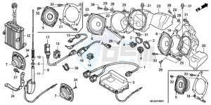 GL1800A BR - (BR) drawing AUDIO UNIT (AIRBAG)