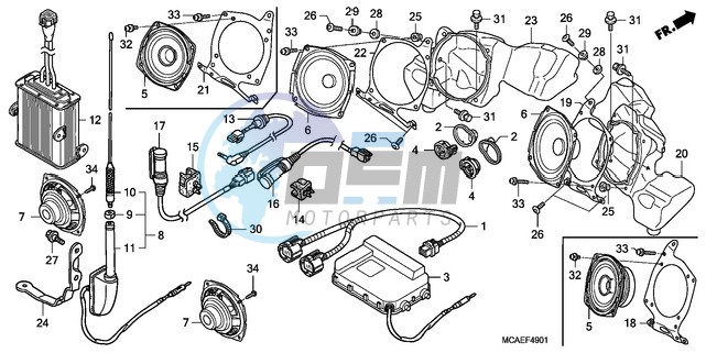 AUDIO UNIT (AIRBAG)