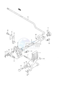 DF 25 drawing Clutch Non-Remote Control