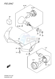 VZR1800BZ BOULEVARD EU drawing TURNSIGNAL LAMP