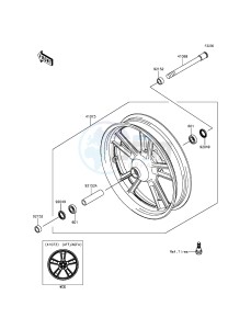 VULCAN S EN650AGFA XX (EU ME A(FRICA) drawing Front Hub