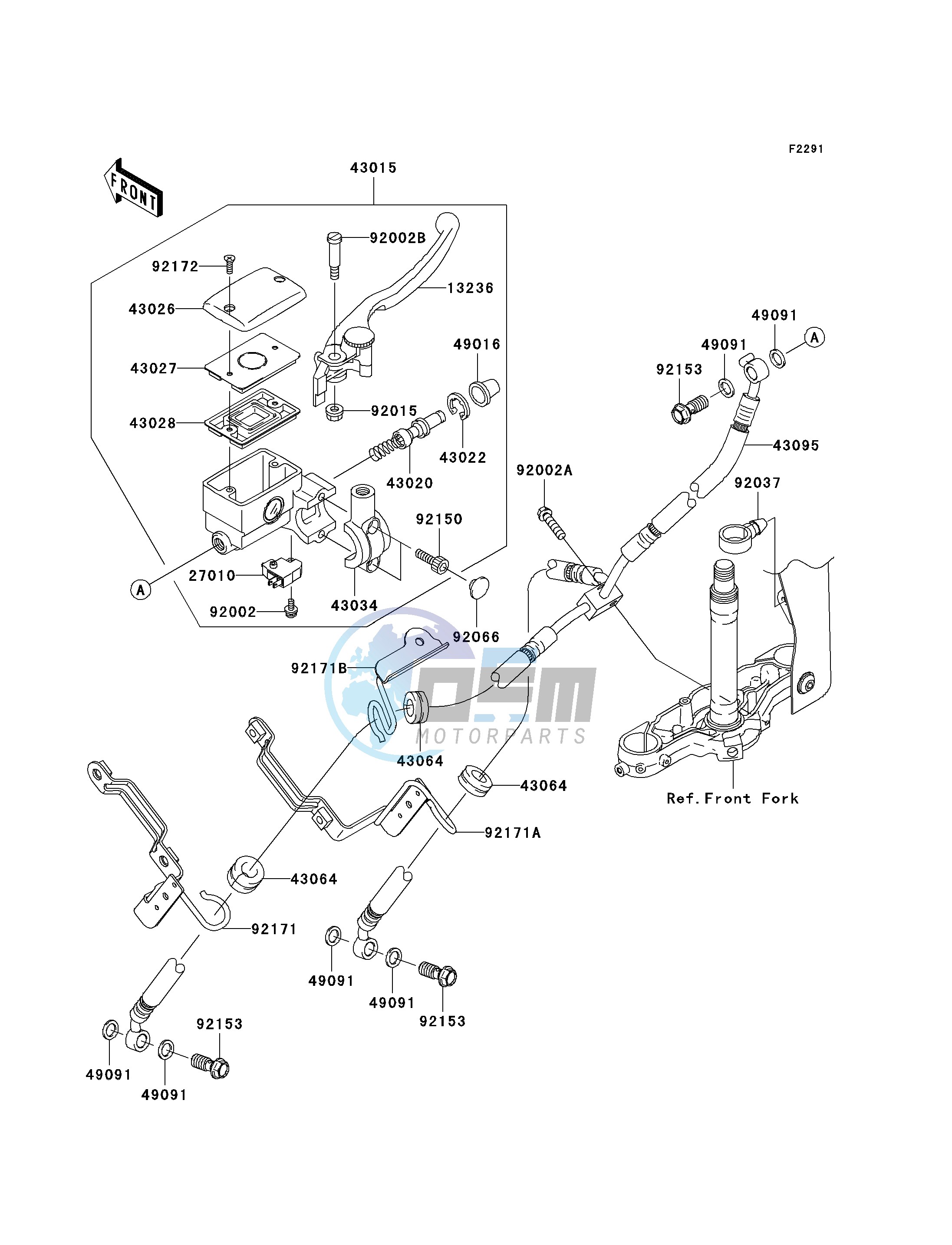 FRONT MASTER CYLINDER