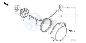 TRX420FPA9 Australia - (U) drawing RECOIL STARTER