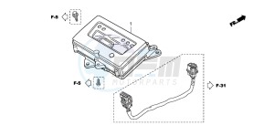 TRX420TE FOURTRAX ES drawing METER