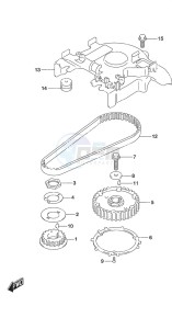 DF 25A drawing Timing Belt