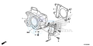 SH125DSG SH125 UK - (E) drawing CYLINDER