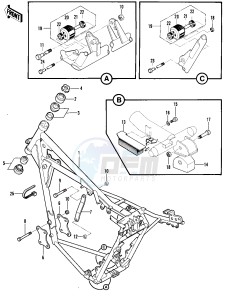 KX 420 A [KX420] (A1-A2) [KX420] drawing FRAME_FRAME FITTINGS -- KX420-A2- -